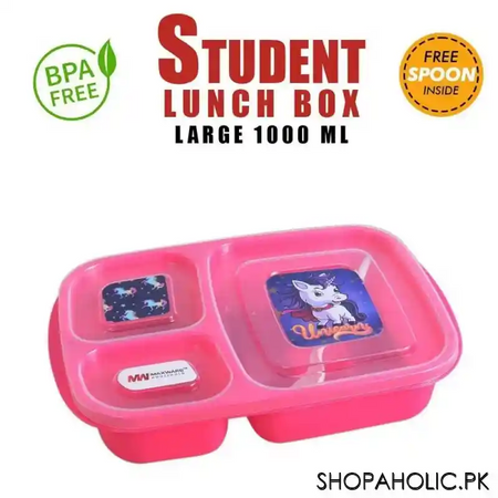 Student 3 Partition Lunch Box - Image 5