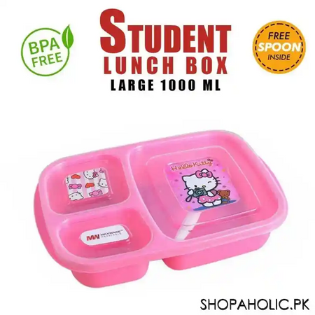 Student 3 Partition Lunch Box - Image 6