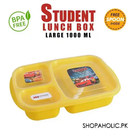 Student 3 Partition Lunch Box - Image 7