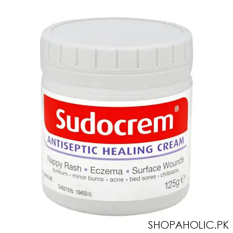 sudocrem antiseptic nappy rash healing cream, 125g main image
