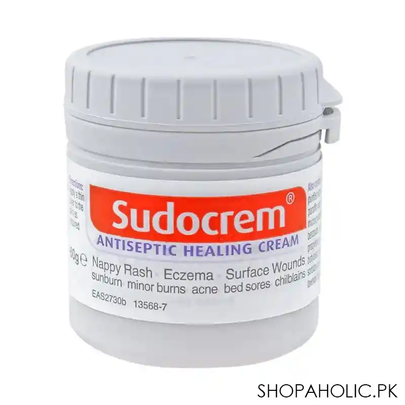 sudocrem antiseptic nappy rash healing cream, 60g main image