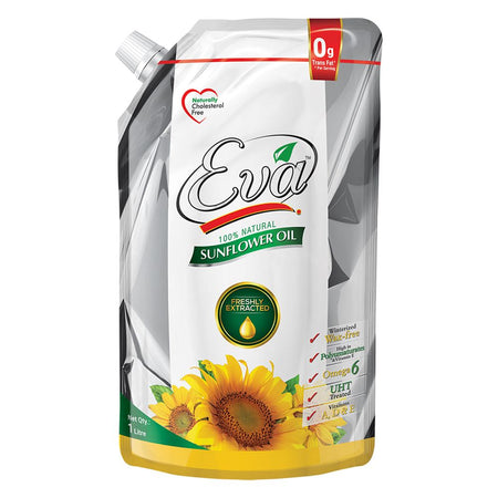 Eva Sunflower Oil 1 Litre Pouch - Main Image