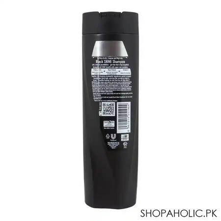 sunsilk black shine 5 naturals oils, pearl protein & vitamin e shampoo, 360ml image2