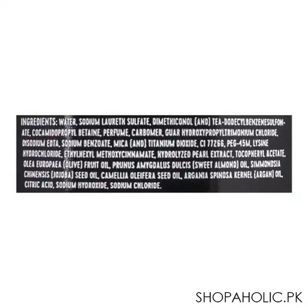 sunsilk black shine 5 naturals oils, pearl protein & vitamin e shampoo, 360ml image3