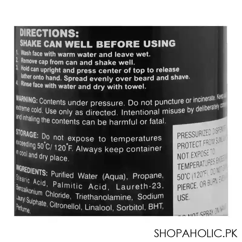 Super Storm For Men Sensitive Shaving Foam With After Shave, 75ml - Image 2