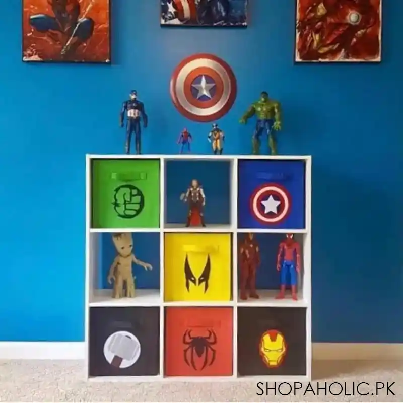superhero cube storage box image2