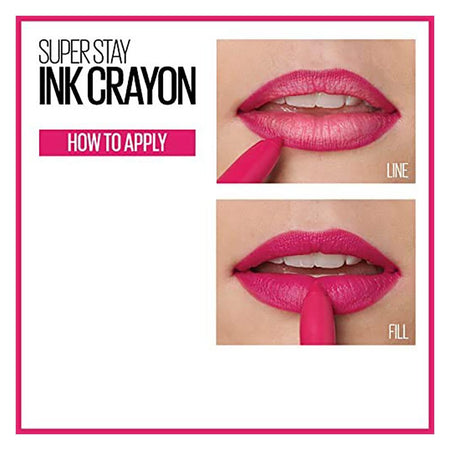 Maybelline New York Super Stay Ink Crayon Matte Longwear Lipstick, 8hrs long wear Matte Lipstick -85 Change Is Good - Image 6