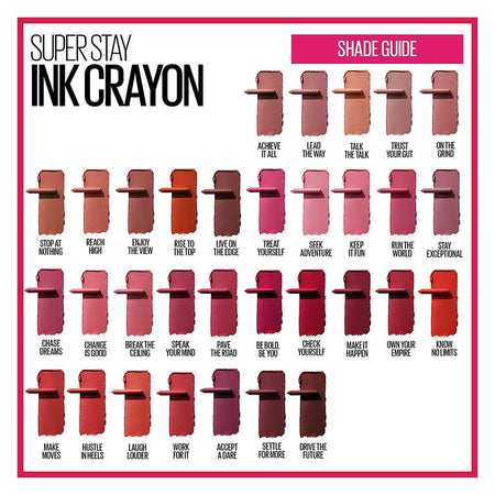 Maybelline New York Super Stay Ink Crayon Matte Longwear Lipstick, 8hrs long wear Matte Lipstick -85 Change Is Good - Image 7