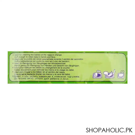 Susu Disposable Baby Wipes, Green, 80-Pack - Image 2
