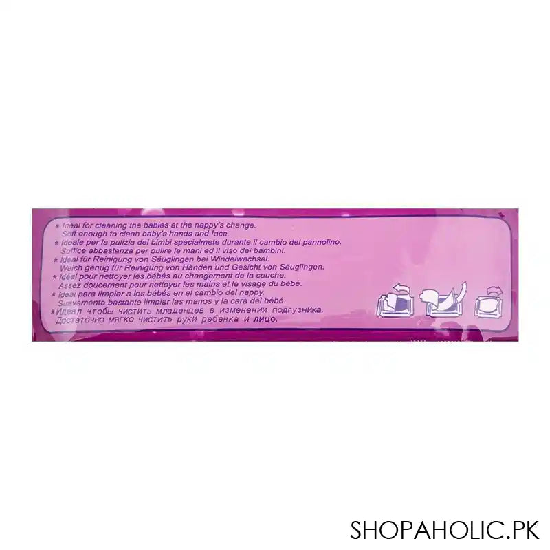 Susu Disposable Baby Wipes, Purple, 80-Pack - Image 3