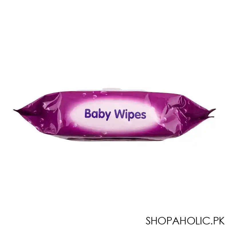 Susu Disposable Baby Wipes, Purple, 80-Pack - Image 4