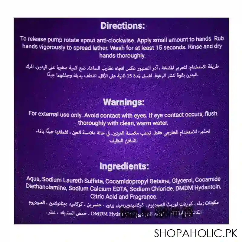 Swansi Blueberry Hand Wash, 500ml - Image 3