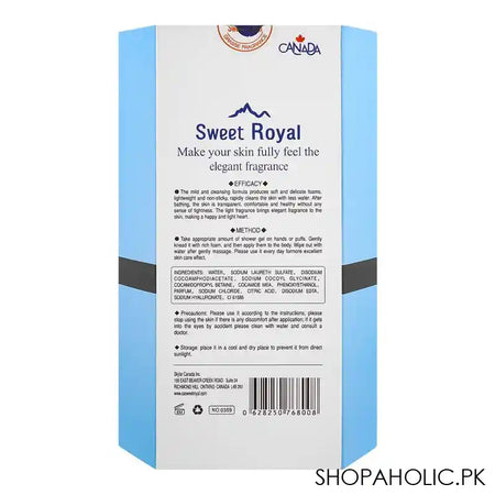 Sweet Royal Canada Deep Blue Fresh & Brilliant Shower Gel, 1.08 Litre - Image 3