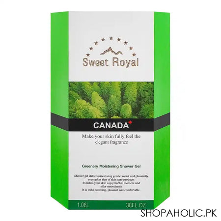 Sweet Royal Canada Greenery Moistening Shower Gel, 1.08 Litre - Image 2