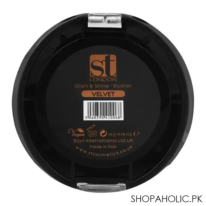 sweet touch london glam & shine blusher, velvet image3