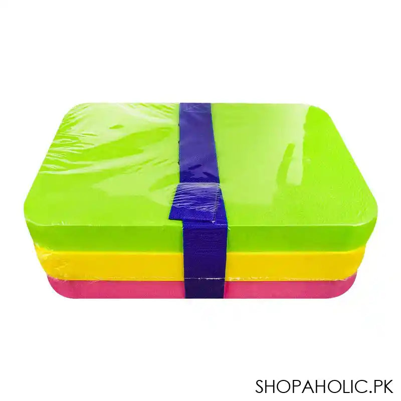 Swimming Float M Kickboard With Adjustable Straps, For Kids & Adults, EVA Foam, Multi Color - Main Image