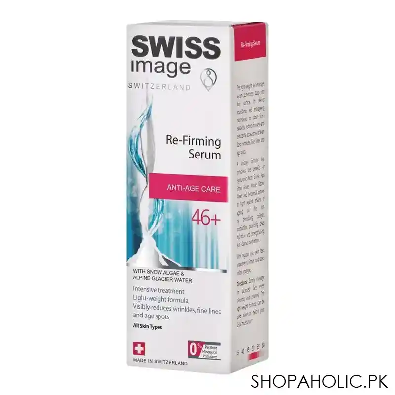 swiss image anti age care 46+ re firming serum, all skin types, 30ml image2