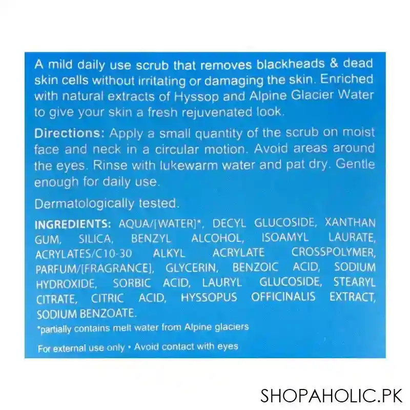 swiss image essential care gentle exfoliating daily scrub, all skin types, 150ml image3