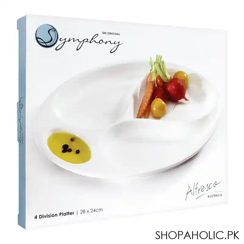 Symphony 4 Division Platter, 11x9.4 Inches, SY-4470 - Image 4