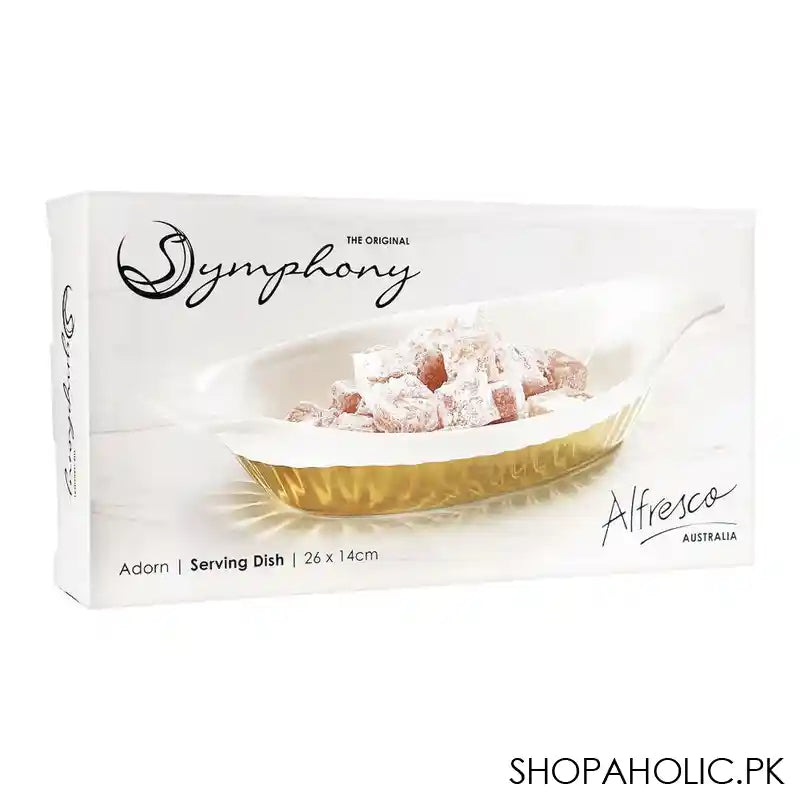 Symphony Adorn Serving Dish, 10.2x5.5 Inches, SY-8009 - Image 4