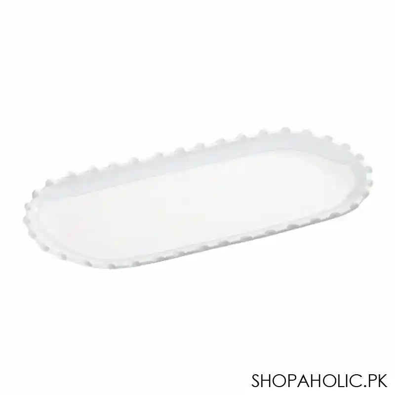 Symphony Pearl Serving Platter, 13.3x6.5 Inches, SY-7153 - Image 2