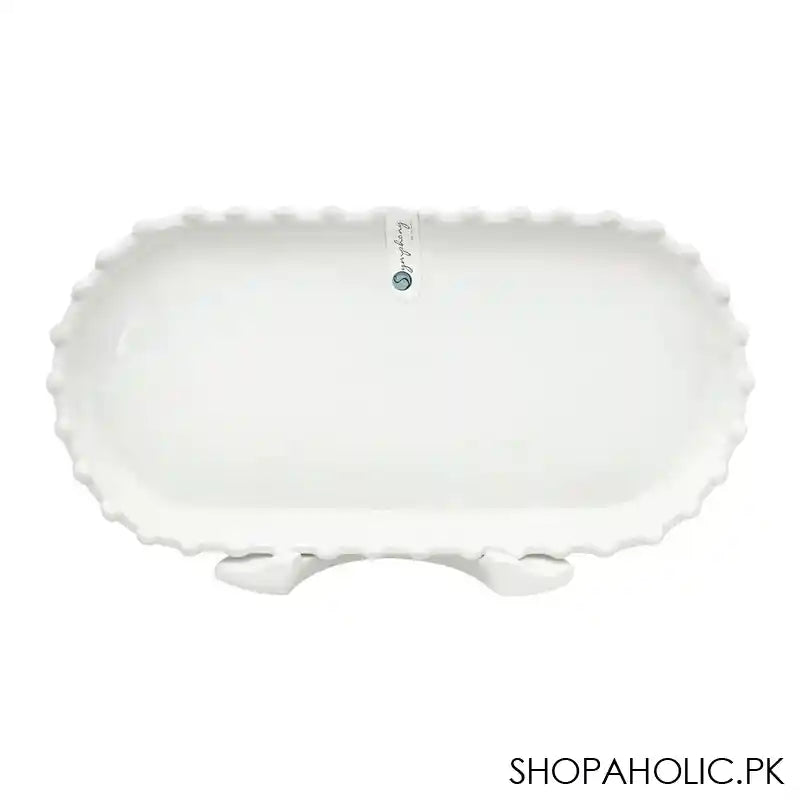 Symphony Pearl Serving Platter, 13.3x6.5 Inches, SY-7153 - Main Image