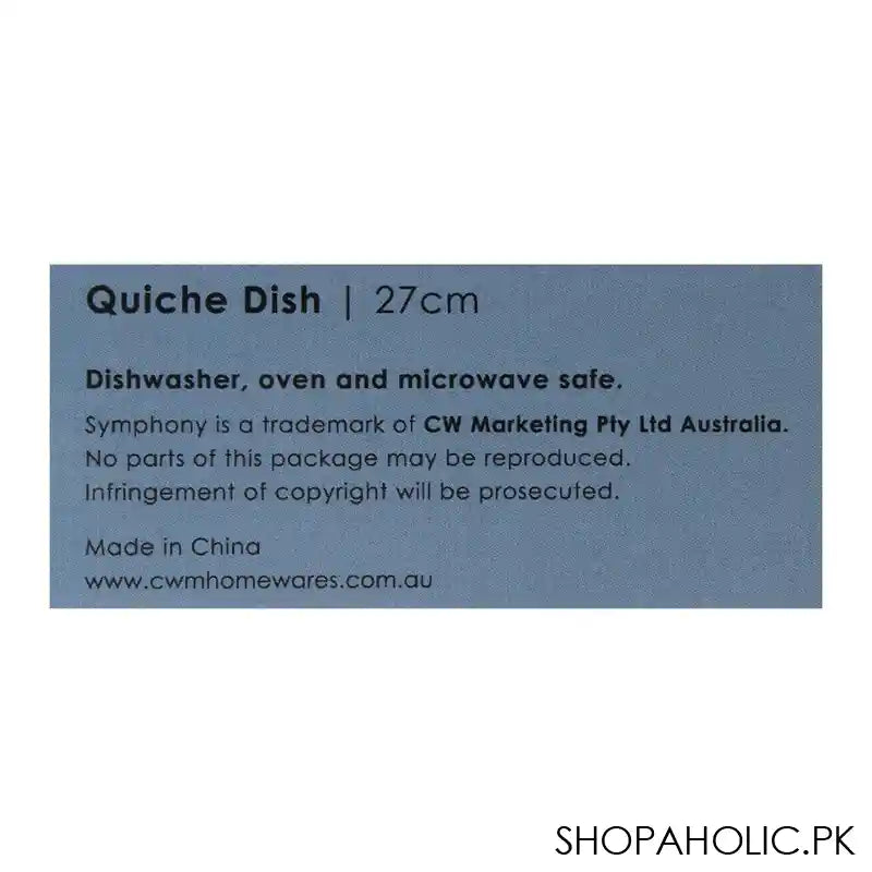Symphony Quiche Dish 27cm ES-3609 - Image 2