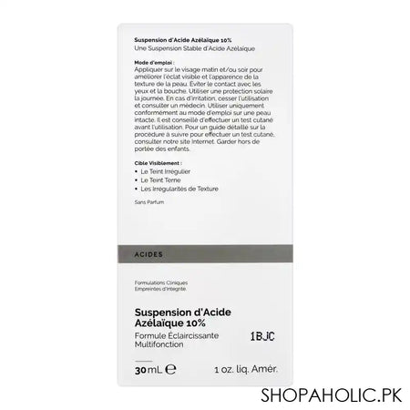 T.O. Azelaic Acid Suspension 10%, 30ml - Image 3