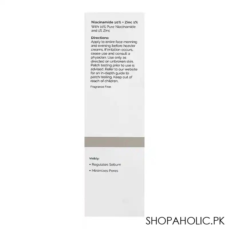 T.O. Niacinamide, 10% + Zinc 1% 60ml - Image 3