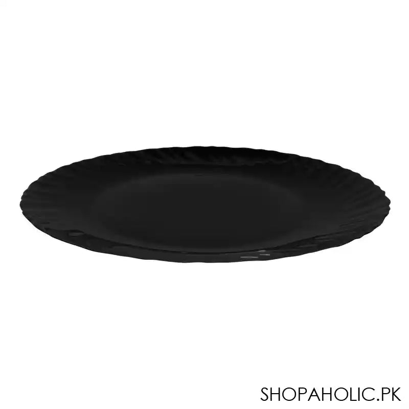 Table Top 10.5" Inches Klair Flat Plate, Black - Main Image