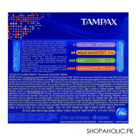 Tampax Super Plus Tampons 20-Pack - Image 3
