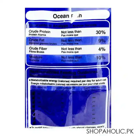 target adult cat food, ocean fish, 500g, bag image3