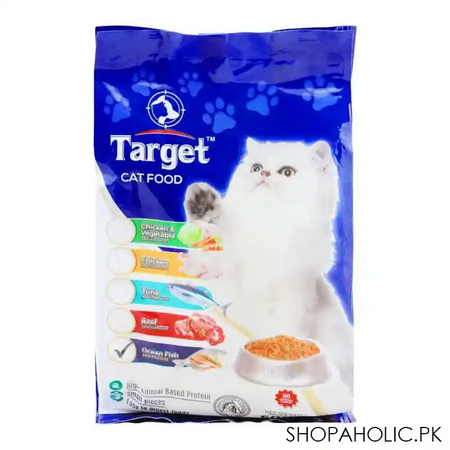 target adult cat food, ocean fish, 500g, bag main image