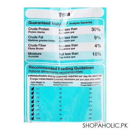 target adult cat food, tuna, 500g, bag image3