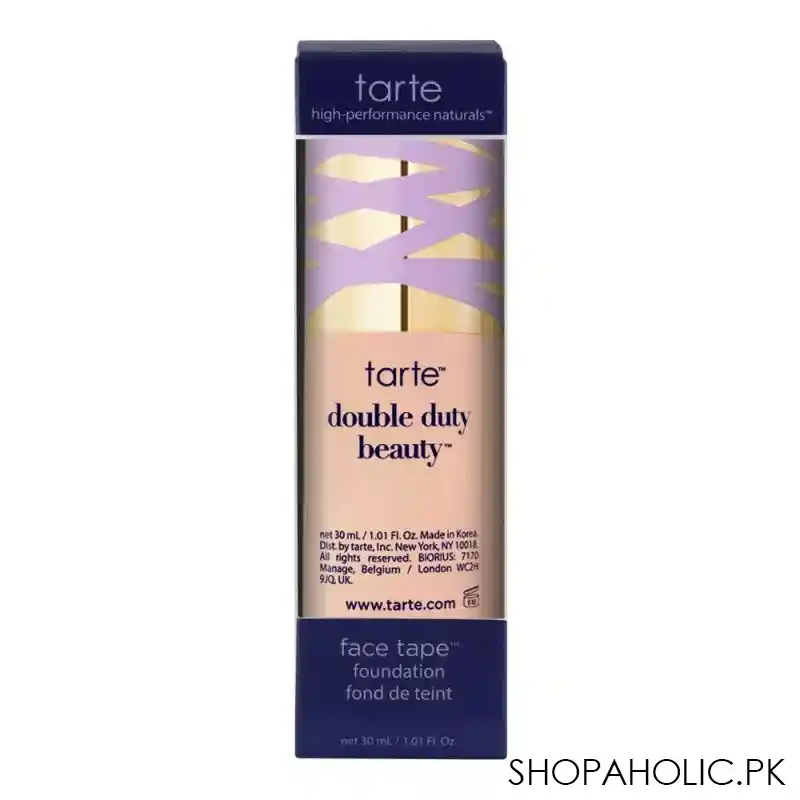 tarte face tape double duty beauty foundation, 18b, fair light beige image3