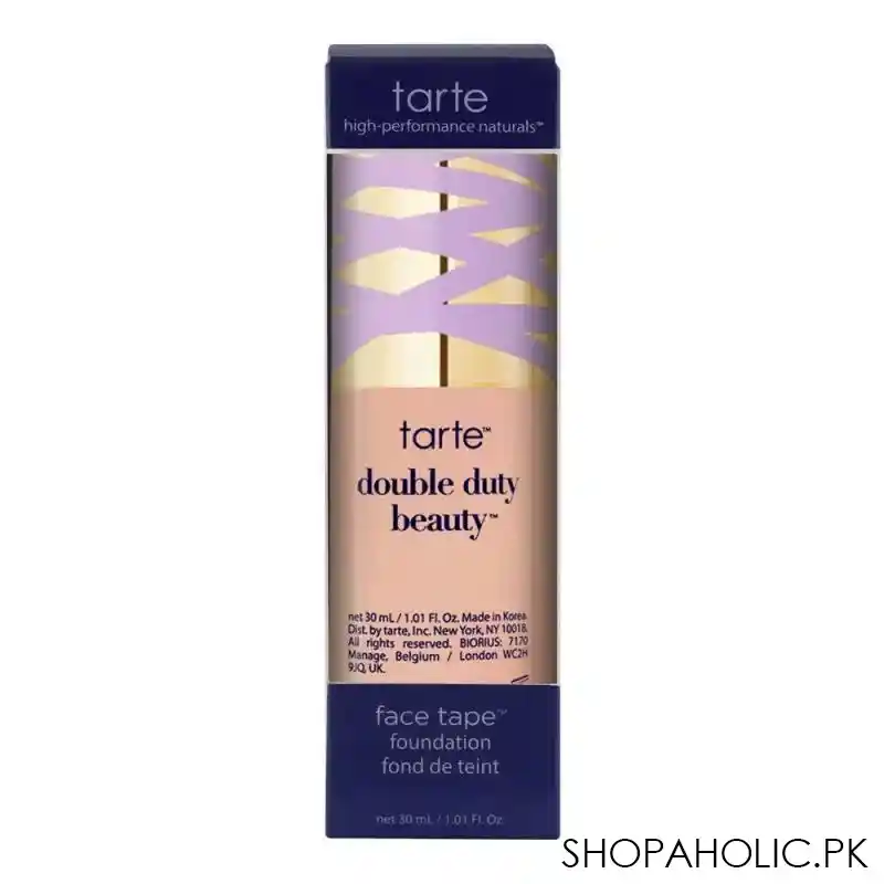 tarte face tape double duty beauty foundation, 22b, light beige image3