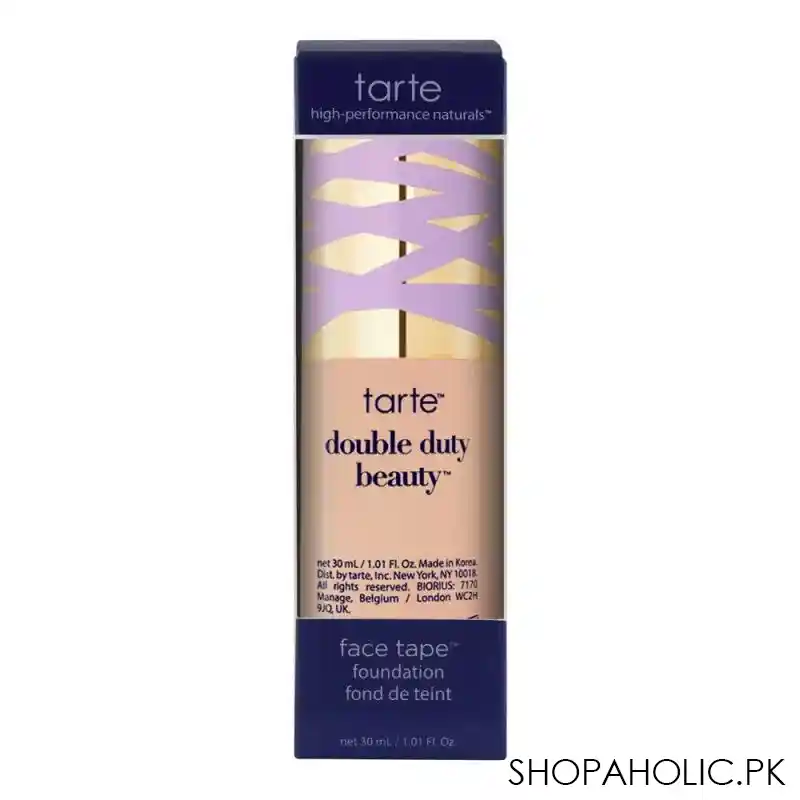 tarte face tape double duty beauty foundation, 22n, light neutral image3