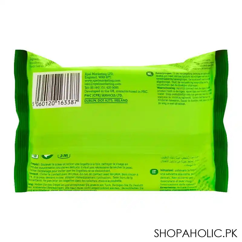 Tea Tree Daily Use Cleansing Facial Wipes, For Clean Healthy Skin, 25-Pack - Image 2