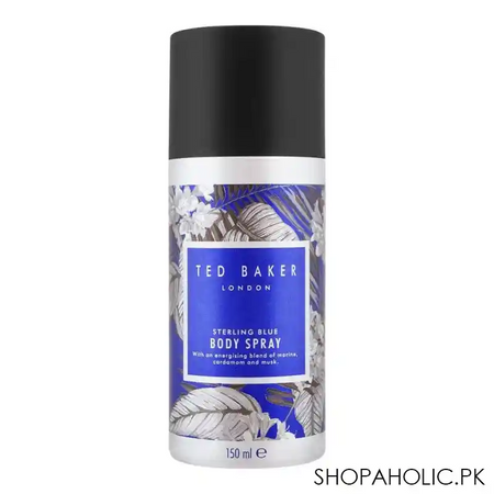 ted baker sterling blue body spray, for women, 150ml main image