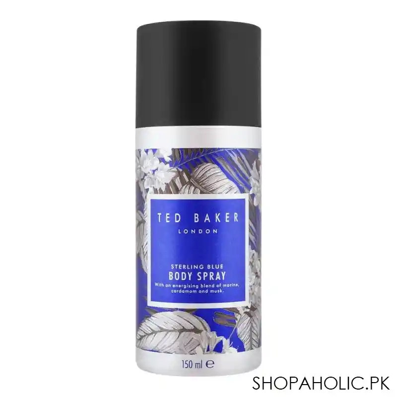 ted baker sterling blue body spray, for women, 150ml main image