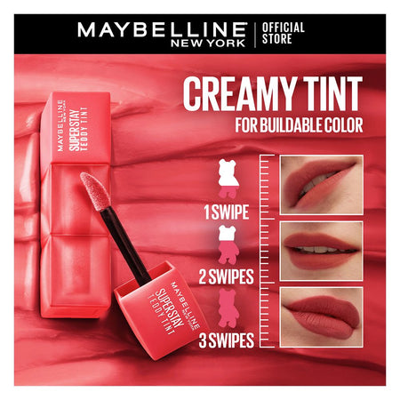 Maybelline New York Superstay Teddy Tint, Lip and Cheek Color, 5ml, 65 Pink Bestie - Image 6