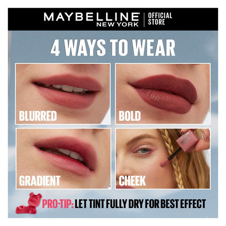 Maybelline New York Superstay Teddy Tint, Lip and Cheek Color, 5ml, 65 Pink Bestie - Image 7