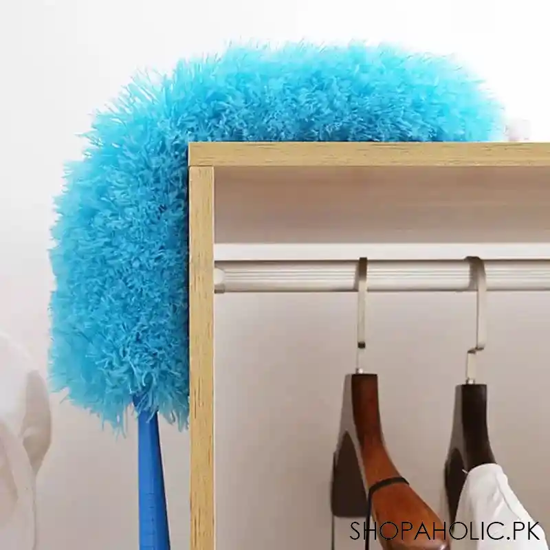 telescopic microfiber fur fan feather duster image3