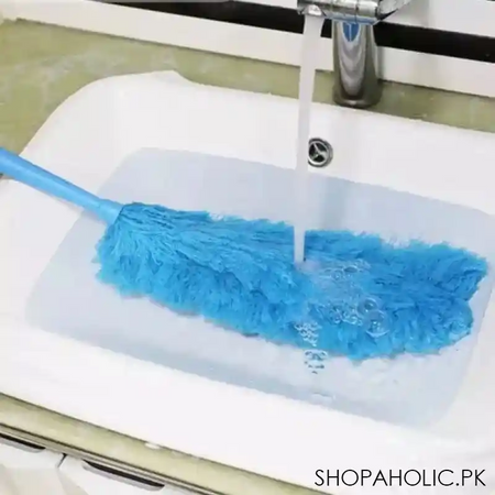 telescopic microfiber fur fan feather duster image5