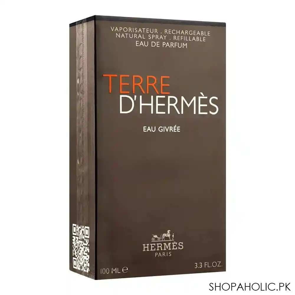terre d' hermes eau givree eau de parfum, for men, 100ml image2