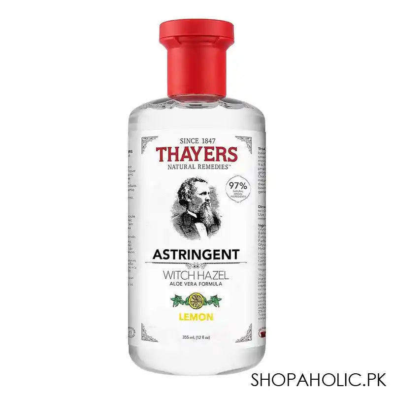 Thayers Witch Hazel Lemon Astringent Face Toner, 355ml - Main Image