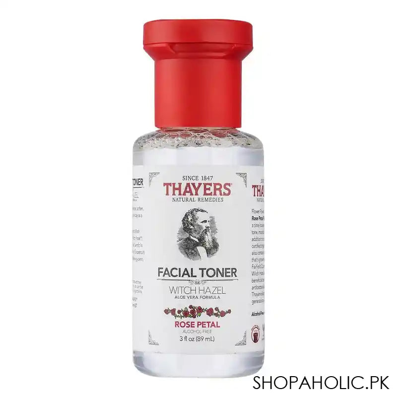 Thayers Witch Hazel Rose Petal Facial Toner, Alcohol Free, 89ml - Main Image