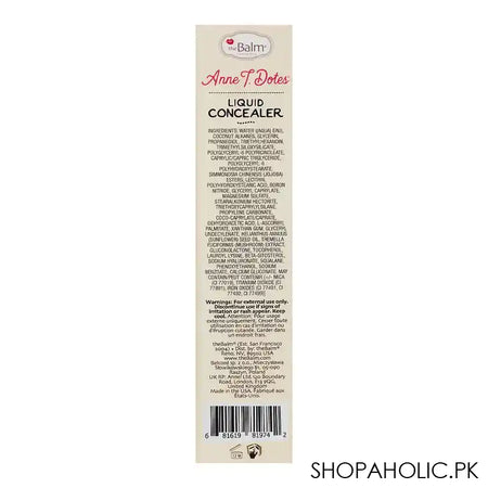 The Balm Cosmetics Anne T. Dotes Liquid Concealer, No. 14, 11.8ml - Image 4