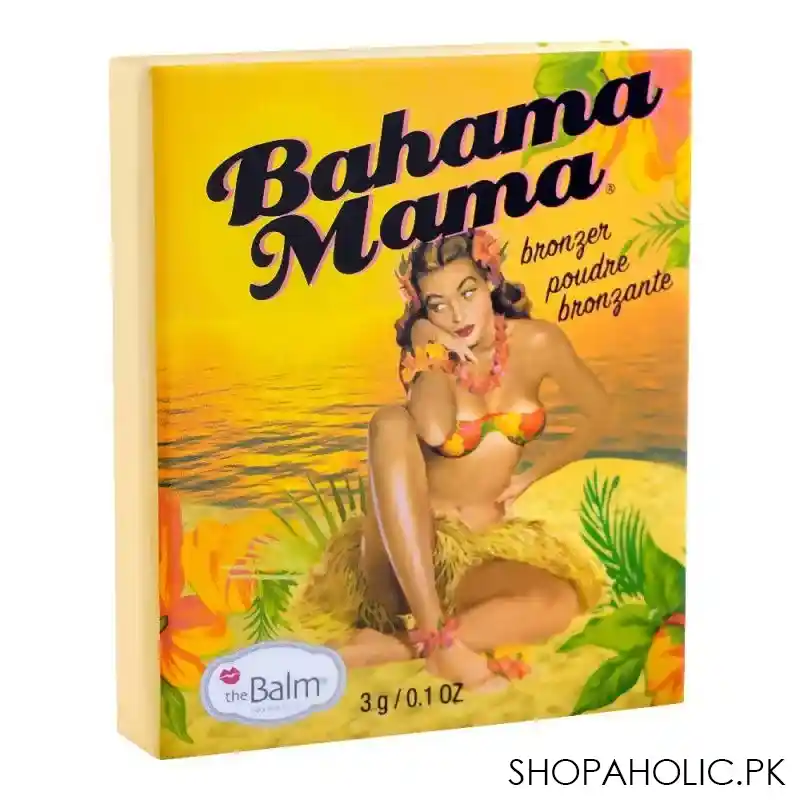 the balm cosmetics bahama mama bronzer powder bronzante, 3g image2
