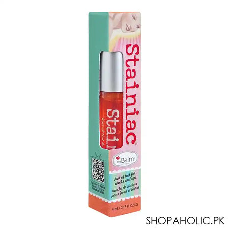 The Balm Cosmetics Stainiac Hint Of Tint For Cheeks And Lips Beauty, Prom Queen, 4ml - Image 3